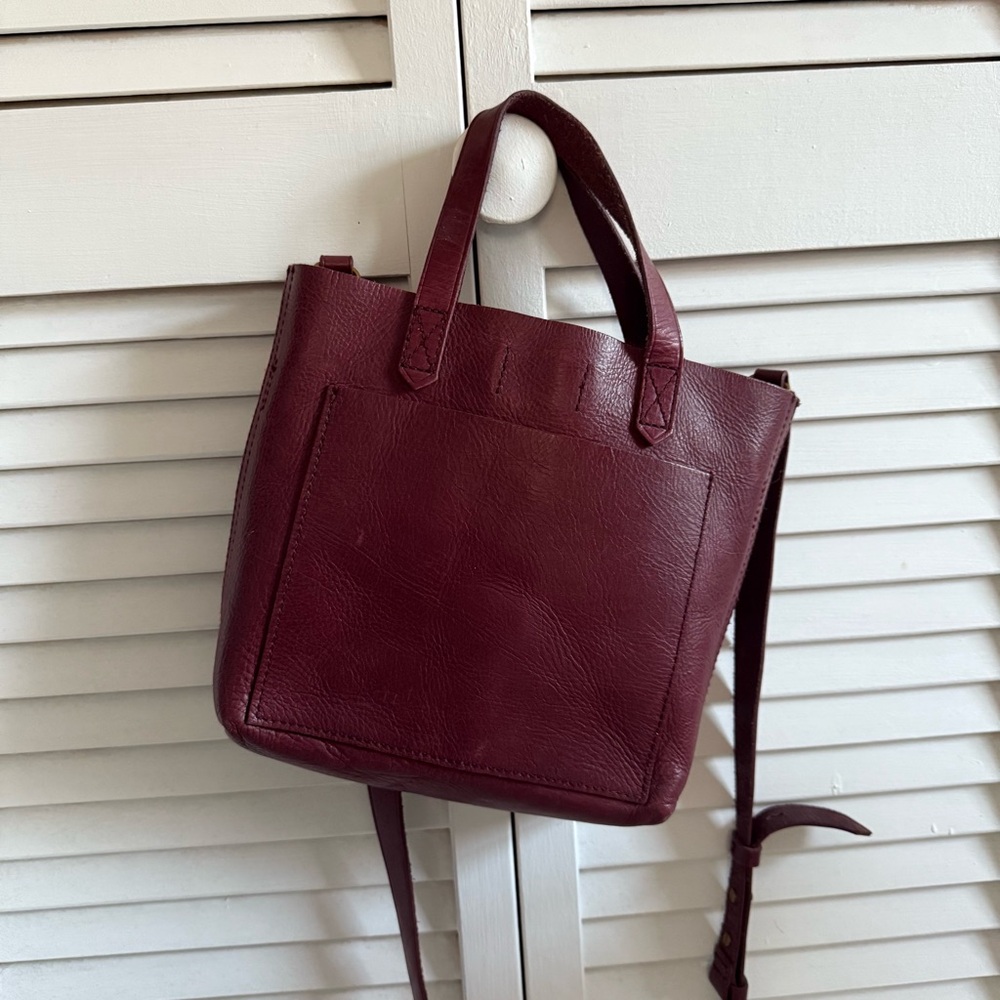 Madewell | The Mini Transport Crossbody in Dark
Cabernet